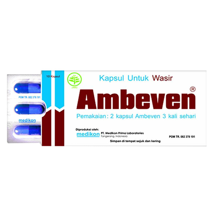 Ambeven Obat Wasir - 10 Kapsul