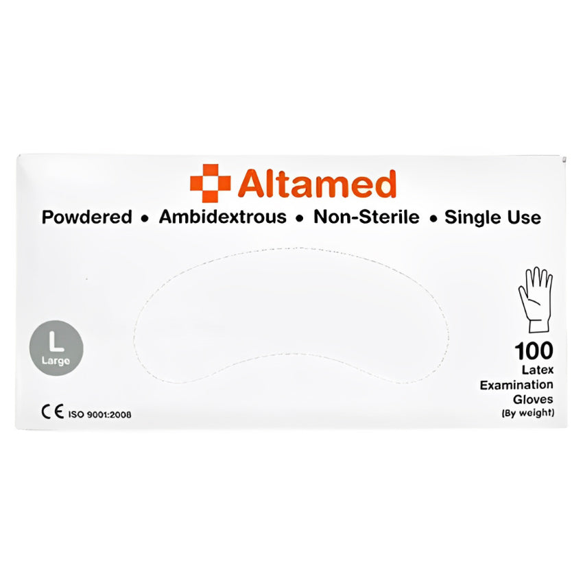 Altamed Sarung Tangan Latex Size L - 100 Pcs