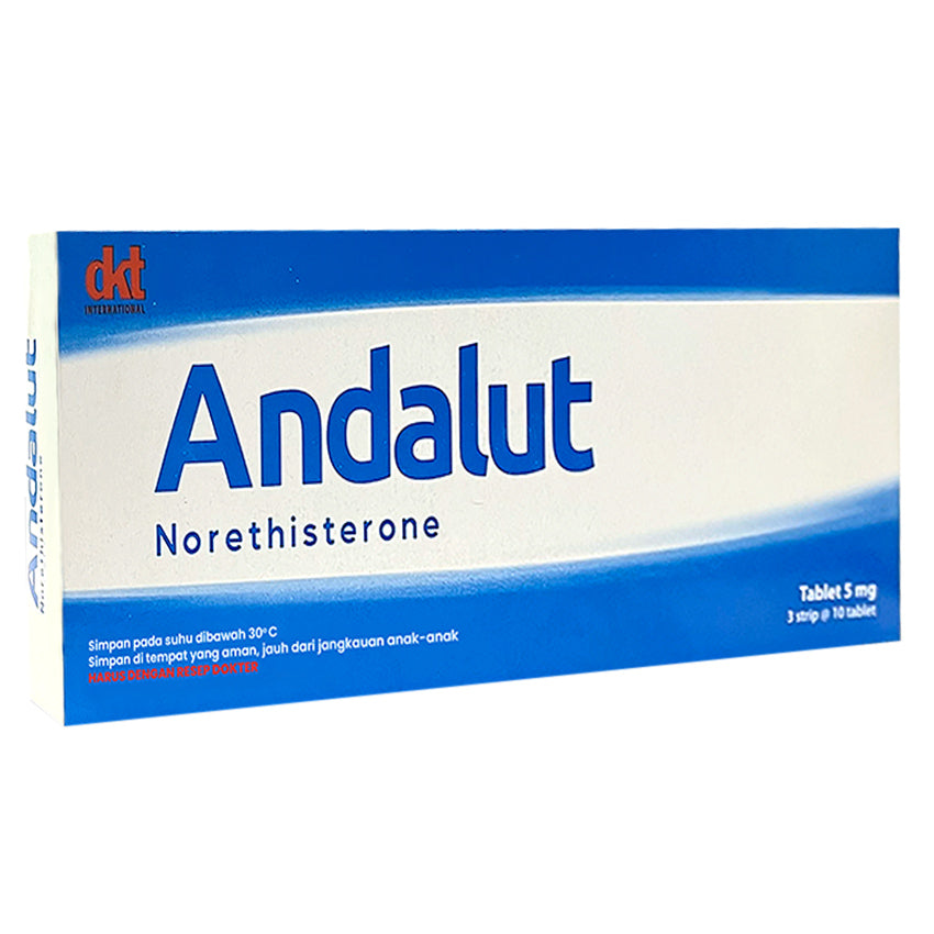 Andalut Norethisterone Membantu Menunda Menstruasi - 30 Tablet