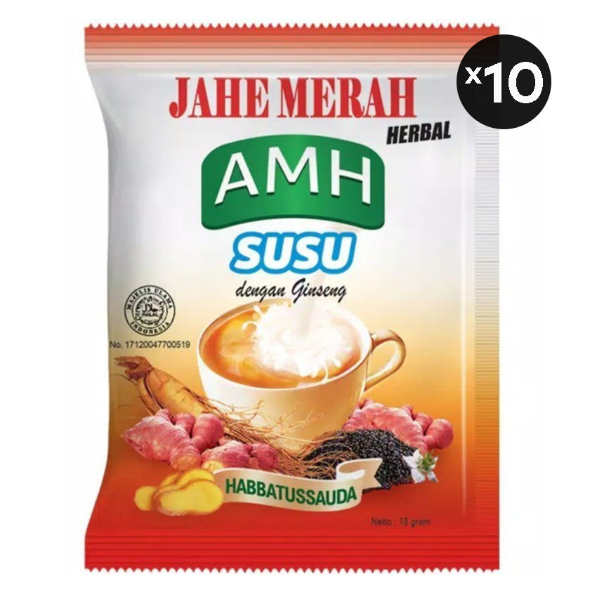 Gambar AMH Susu Jahe Merah Herbal - 10 Sachet Jenis Kesehatan
