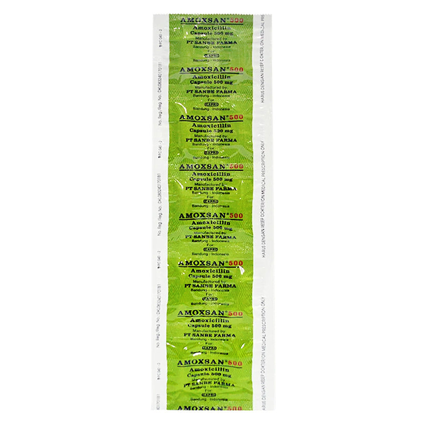 Amoxsan 500 mg Amoxicillin 500 mg - 10 Tablet
