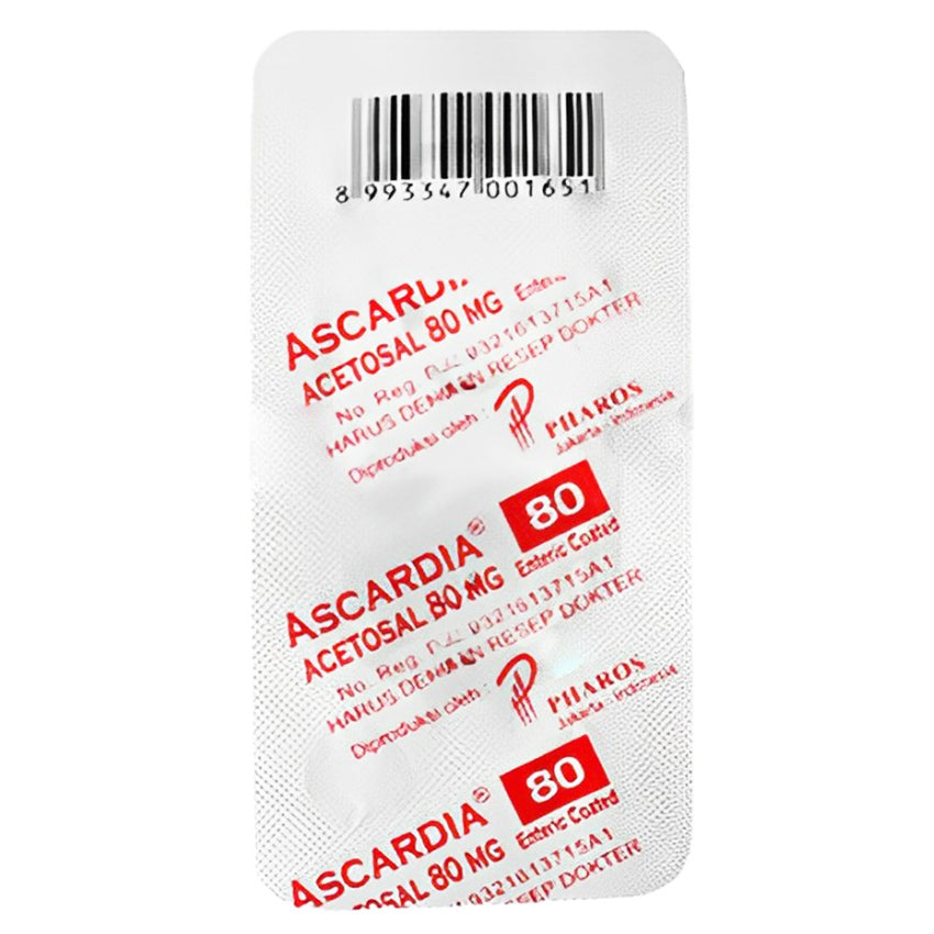 Ascardia 80 mg Obat Anti Inflamasi - 10 Tablet