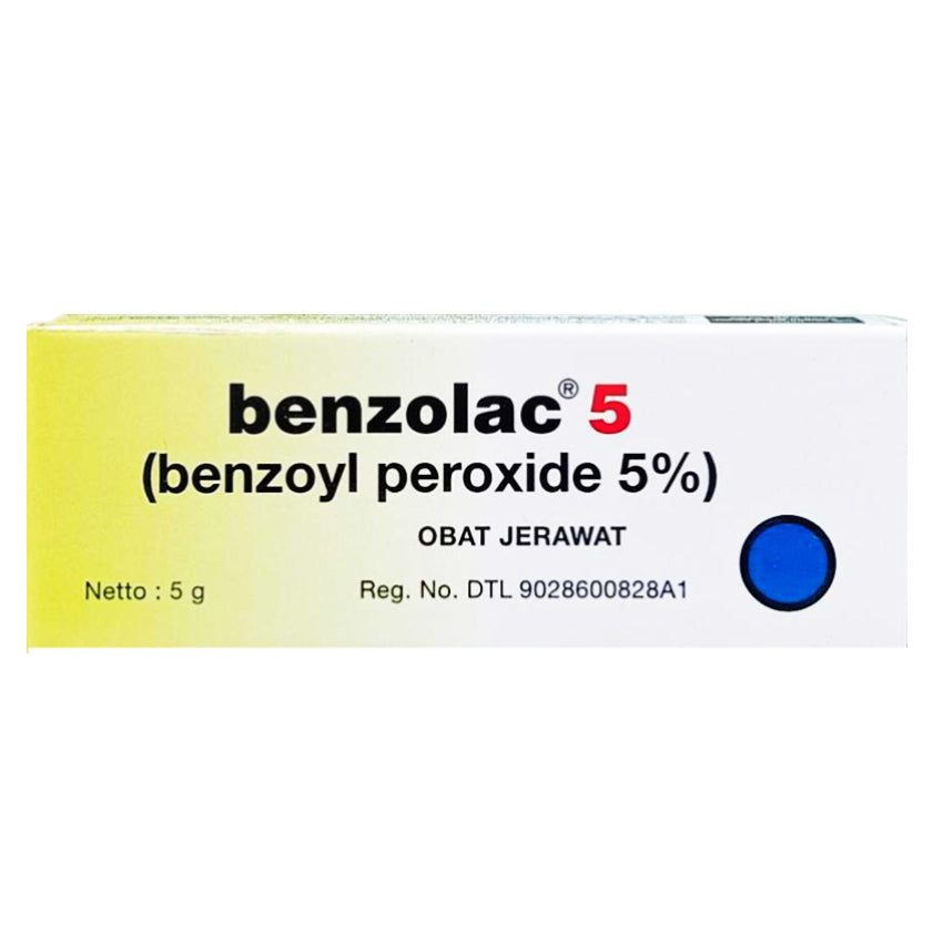 Benzolac Gel 5% Obat Jerawat - 5 gr