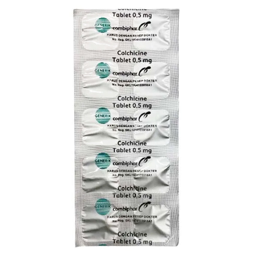 Colchicine 0.5 mg Obat Asam Urat - 10 Tablet