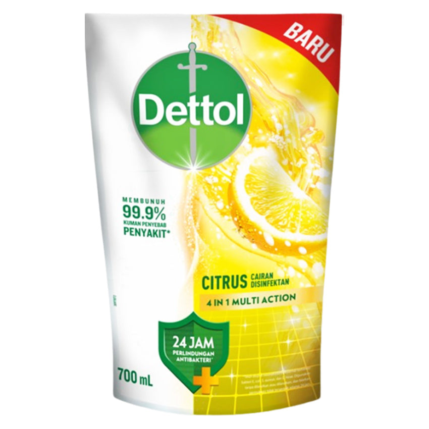 Dettol Floor Cleaner Citrus Pouch - 700 mL