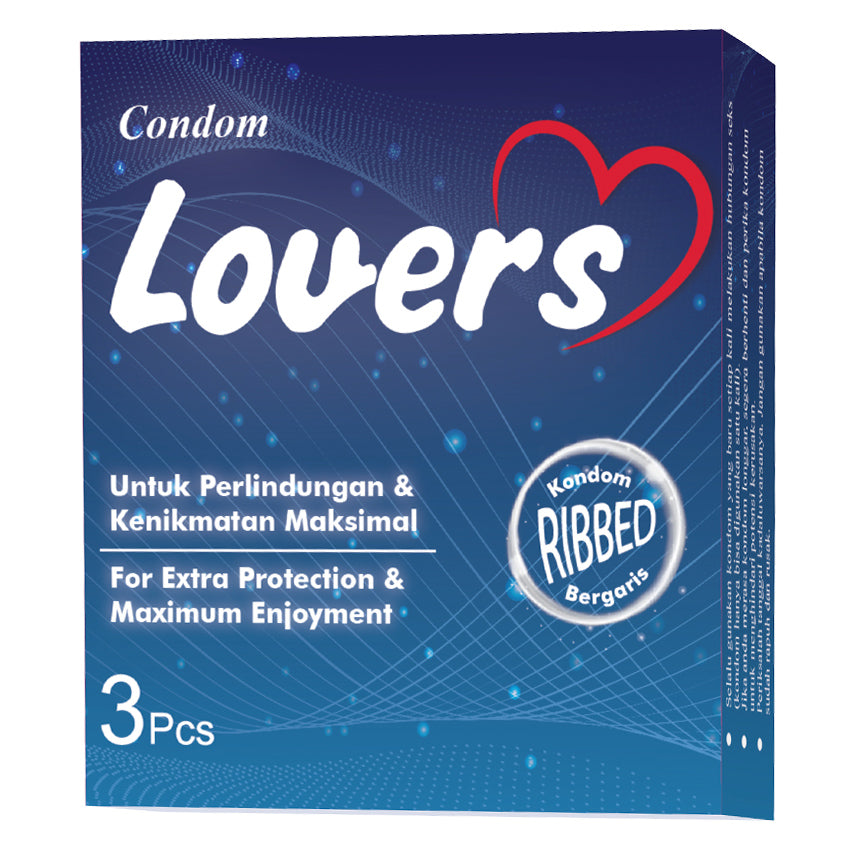 Gambar Lovers Kondom Ribbed - 3 Pcs Jenis Kondom
