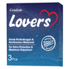 Lovers Kondom Ribbed - 3 Pcs