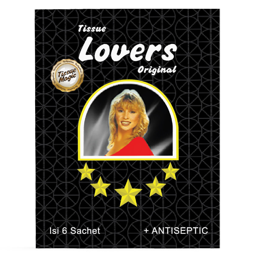 Gambar Tissue Lovers for Men Original - 6 Sachets Obat Kuat