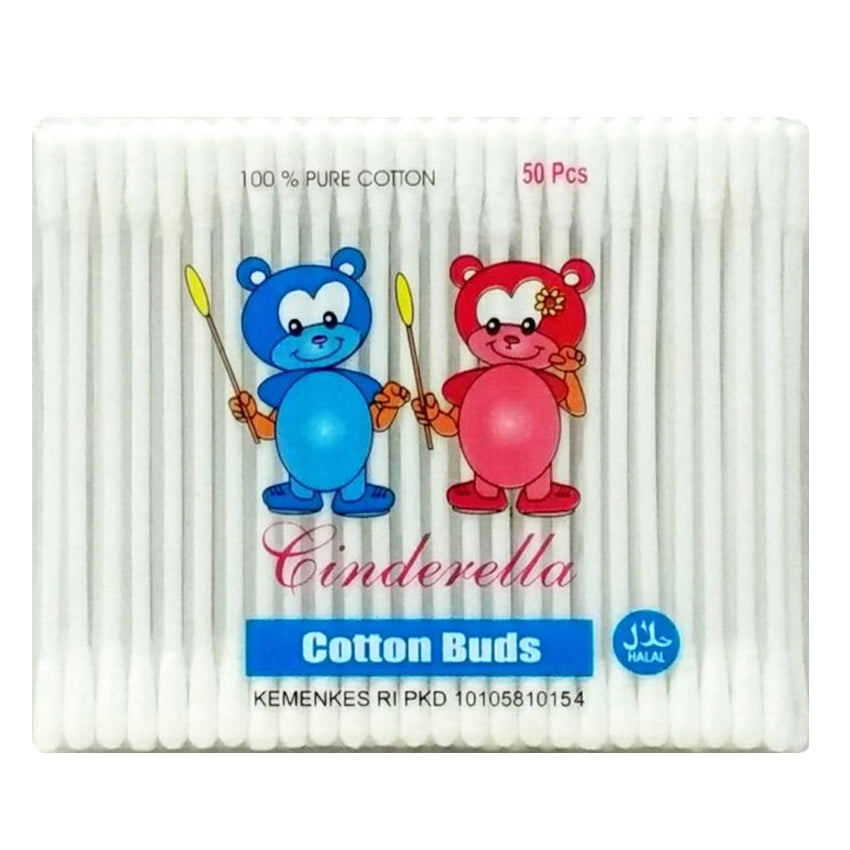 Cinderella Cotton Bud Baby - 50 Pcs