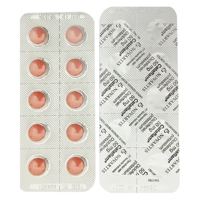 Cataflam 50 mg Obat Sakit Gigi - 10 Tablet
