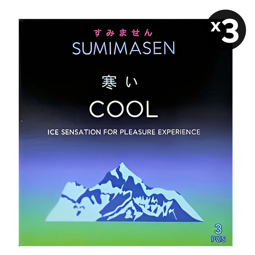 Sumimasen Kondom Cool - 3 Pcs (3 Box)