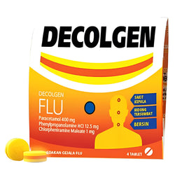 Gambar Decolgen Obat Flu - 4 Tablet Obat