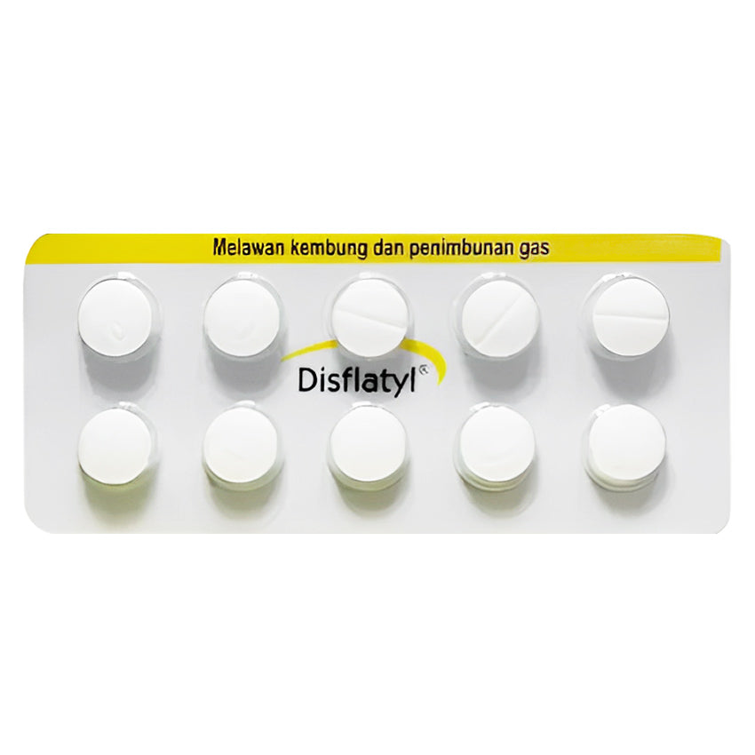 Disflatyl Obat Maag & Kembung - 10 Tablet