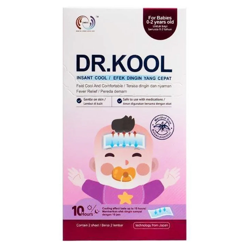Gambar Dr. Kool Baby Plester Demam untuk Bayi - 2 Pcs Jenis Suplemen Kesehatan