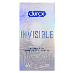 Gambar Durex Kondom Invisible Regular Fit - 10 Pcs Kondom