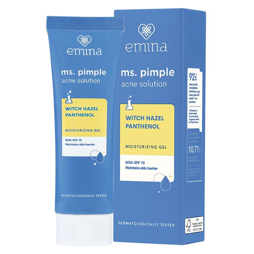 Gambar Emina Ms. Pimple Acne Solution Mousturizing Gel - 20 mL Perawatan Wajah