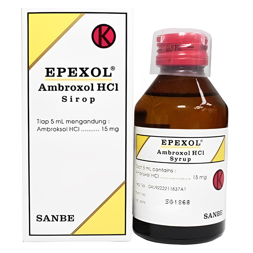 Epexol Syrup Ambroxol HCL 15 mg/5 ml Kemasan Botol - 120 mL