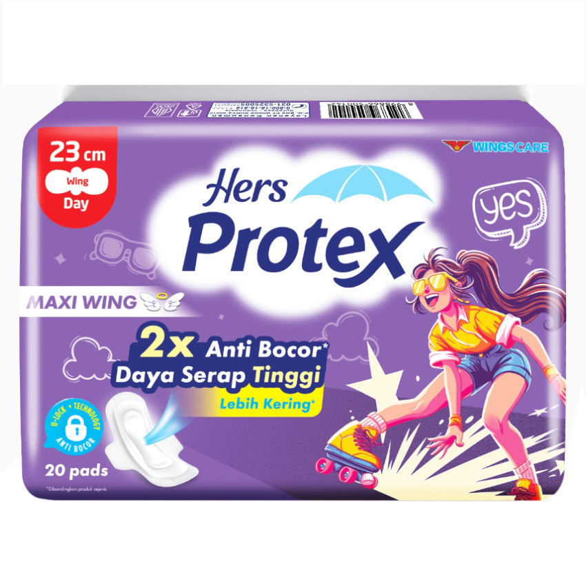 Gambar Hers Protex Soft Care Maxi Wing - 20 Pads Perawatan Ms V