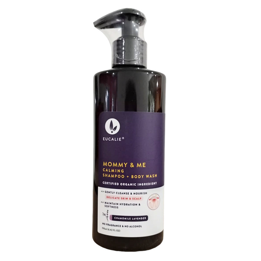 Eucalie Mommy & Me Organic Calming Shampoo & Body Wash - 190 mL