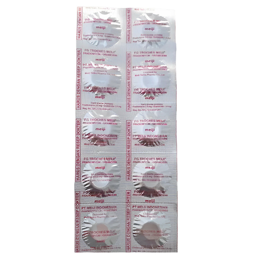 FG Troches Tablet Antibiotik Mulut & Tenggorokan - 10 Tablet