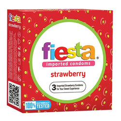 Gambar Fiesta Kondom Strawberry - 3 Kondom