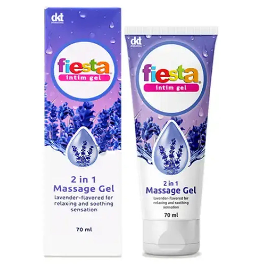Fiesta Lubricant 2in1 Lavender Massage Gel - 70 mL FAVO Fiesta Lubricant 2in1 Lavender Massage Gel - 70 mL FAVO