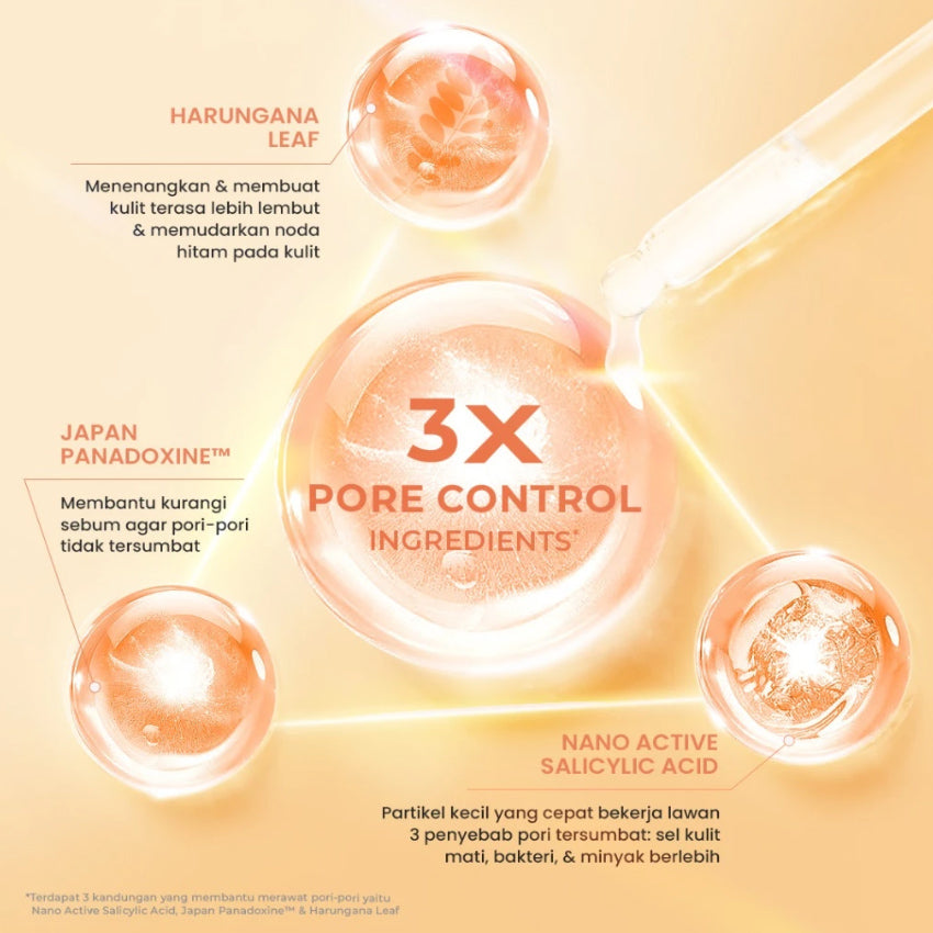Hanasui Power Mini Pore Serum untuk Menyamarkan Pori-Pori - 20 mL