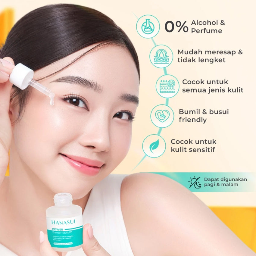 Hanasui Power Barrier Serum untuk Menjaga Skin Barrier - 20 mL