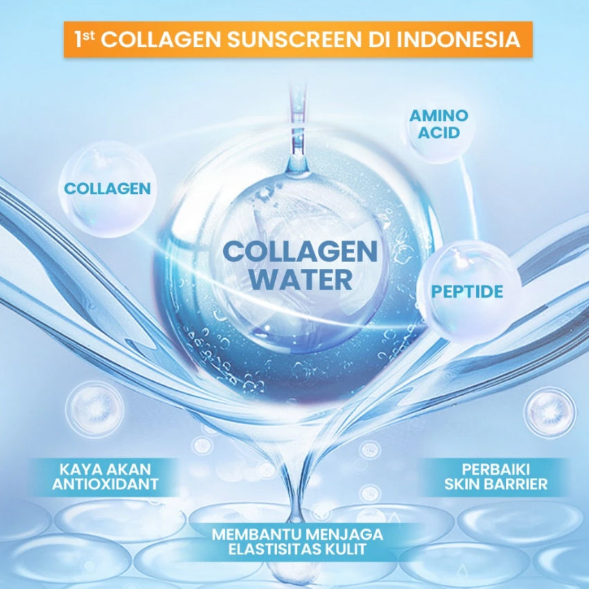 Hanasui Collagen Water Sunscreen SPF50 - 30 gr