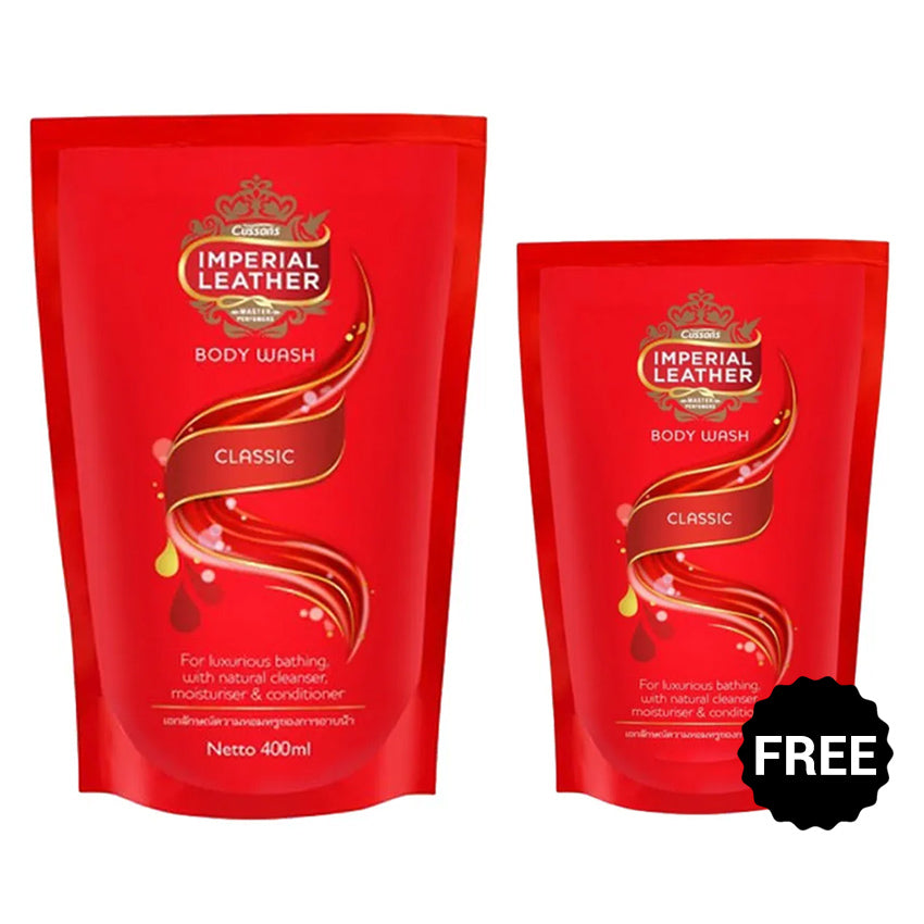 Imperial Leather Body Wash Classic - 400mL Free 220mL