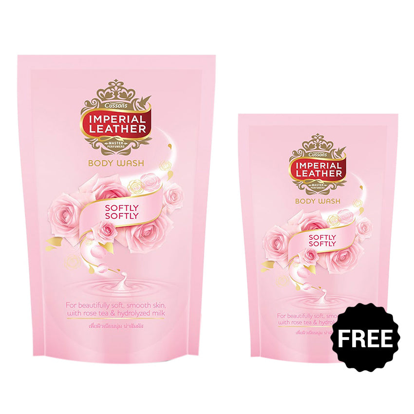Imperial Leather Body Wash Softly Softly - 400 mL Free 220 mL