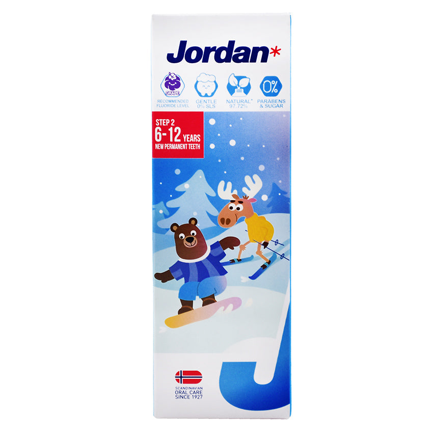 Jordan Pasta Gigi Anak Step 2 Rasa Anggur - 75 gr