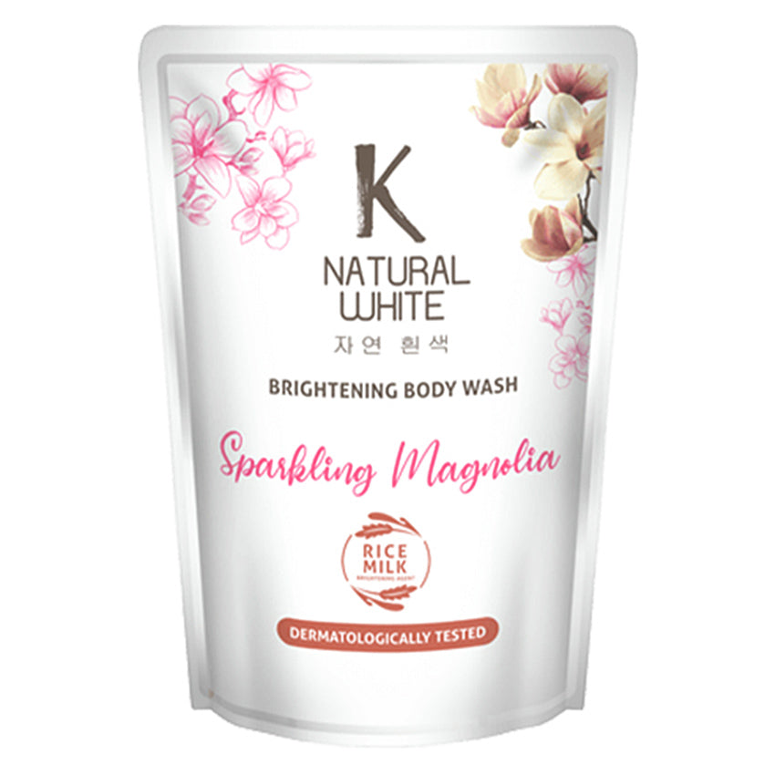 Gambar K Natural White Magonlia Flower Body Wash Pouch- 420 mL Jenis Perawatan Tubuh
