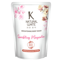 Gambar K Natural White Magnolia Body Wash Pouch - 400 mL Perawatan Tubuh