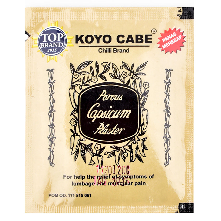 Gambar Koyo Cabe Kecil Pereda Nyeri Otot - 10 Sheets Jenis Kesehatan