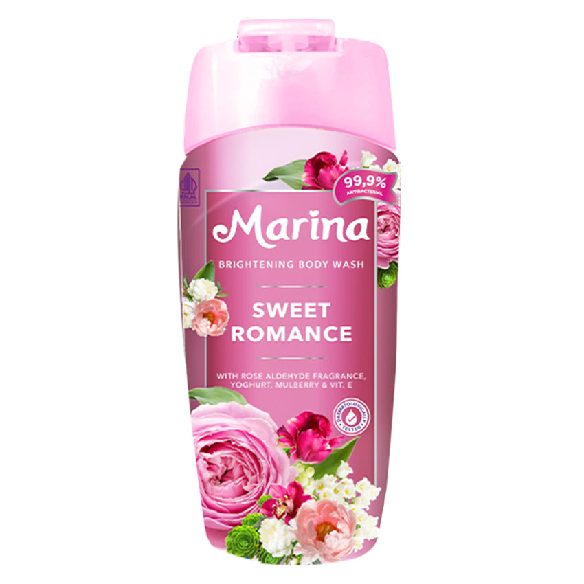 Gambar Marina Brightening Sweet Romance Brightening Body Wash Bottle - 95 mL Jenis Perawatan Tubuh