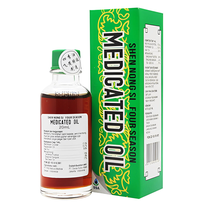 Shen Nong Si Four Season Medicated Oil - 20 mL