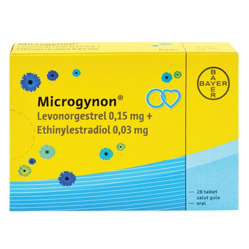 Gambar Microgynon Pil KB - 28 Tablet Jenis Obat