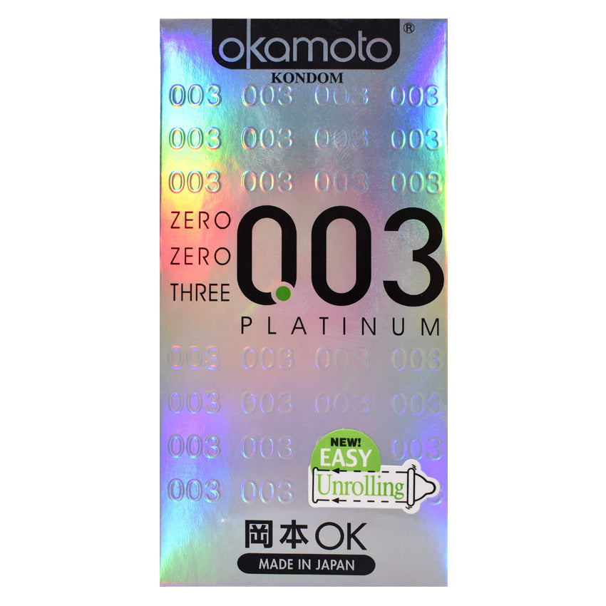 Okamoto Kondom Platinum - 10 Pcs + Okamoto Kondom Harmony - 10 Pcs