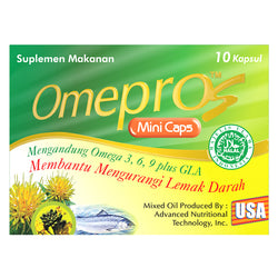 Gambar Omepros Mini Suplemen Kesehatan - 10 Kapsul Suplemen Kesehatan