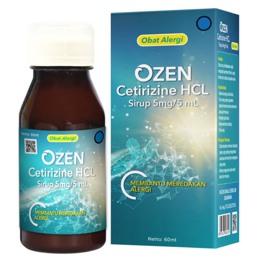 Gambar Ozen 5 mg Sirup Obat Alergi - 60 mL Jenis Obat