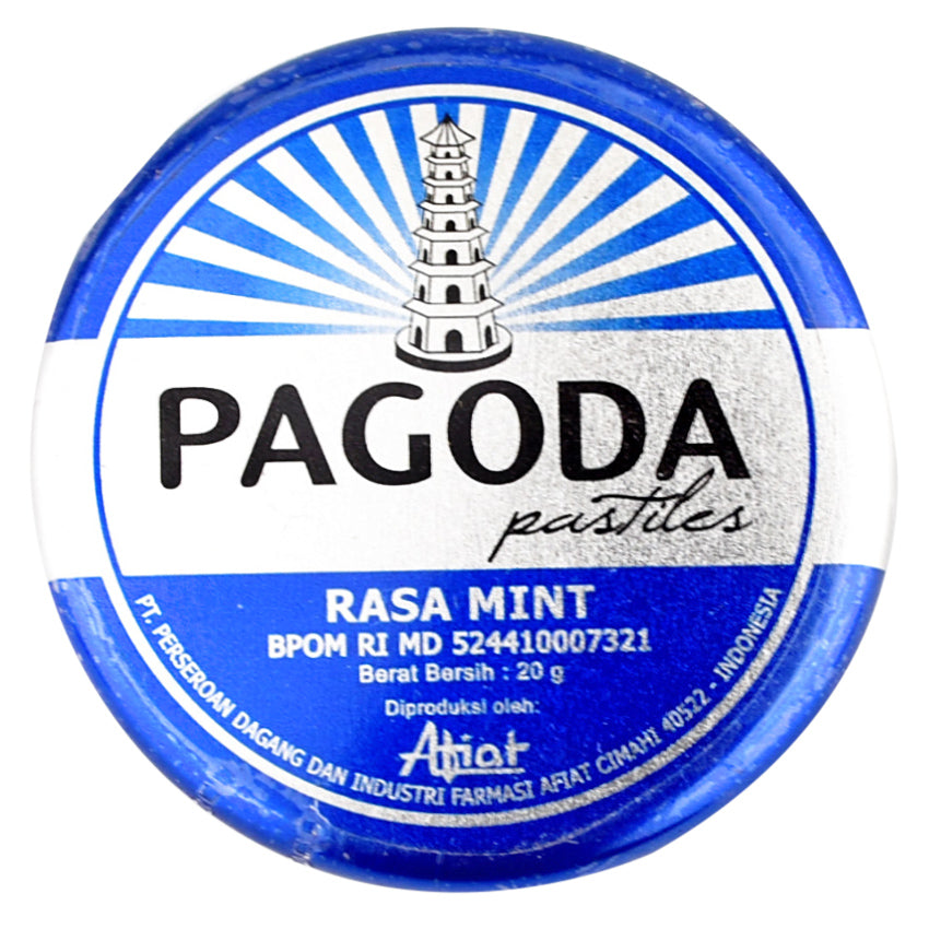 Pagoda Pastiles Permen Pereda Tenggorokan Mint - 20 gr