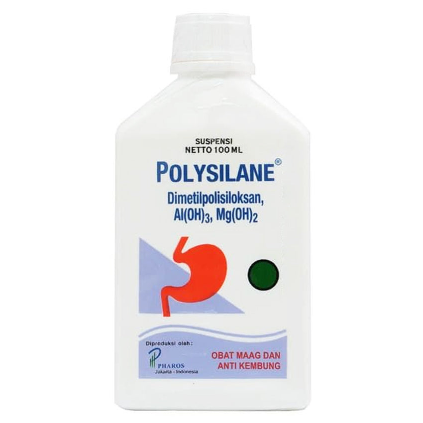 Polysilane Suspensi Obat Maag & Kembung - 100 mL