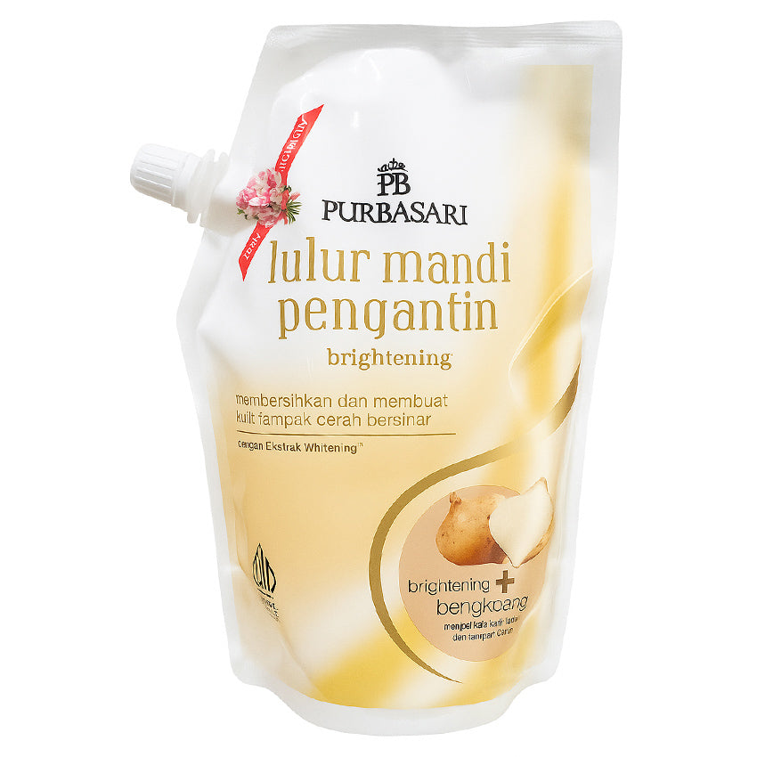 Gambar Lulur Mandi Purbasari Pengantin Brightening  Bengkoang - 500 gr Perawatan Tubuh