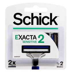 Gambar Schick Exacta 2 System Refill - 2 Cartridges Peralatan Cukur