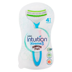 Gambar Schick Xtreme 3 Silk Dual Moisture - 4 Razors Peralatan Cukur