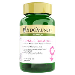 Gambar Sidomuncul Natural Female Balance Suplemen Kesehatan Wanita - 30 Kapsul Suplemen Kesehatan