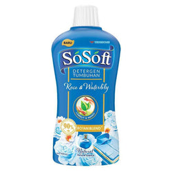 Gambar SoSoft Rose & Waterlily Liquid Detergent Bottle - 700 mL Home Living