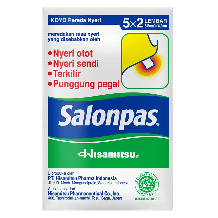 Salonpas Hijau Koyo Pereda Nyeri - 10 Sheets