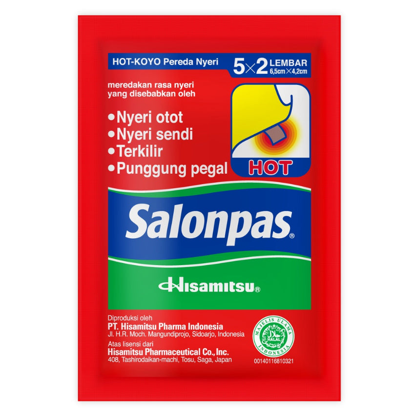 Salonpas Hot Koyo Pereda Nyeri - 10 Sheets